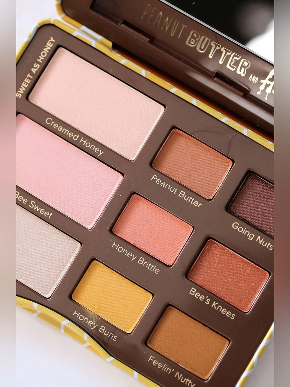 NIB Too Faced Peanut Butter and Honey Eyeshadow Palette